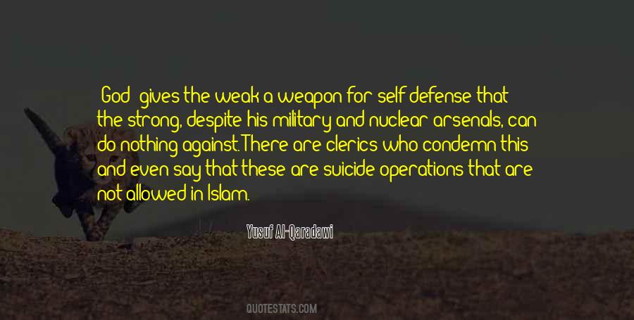 Military Defense Quotes #1516504