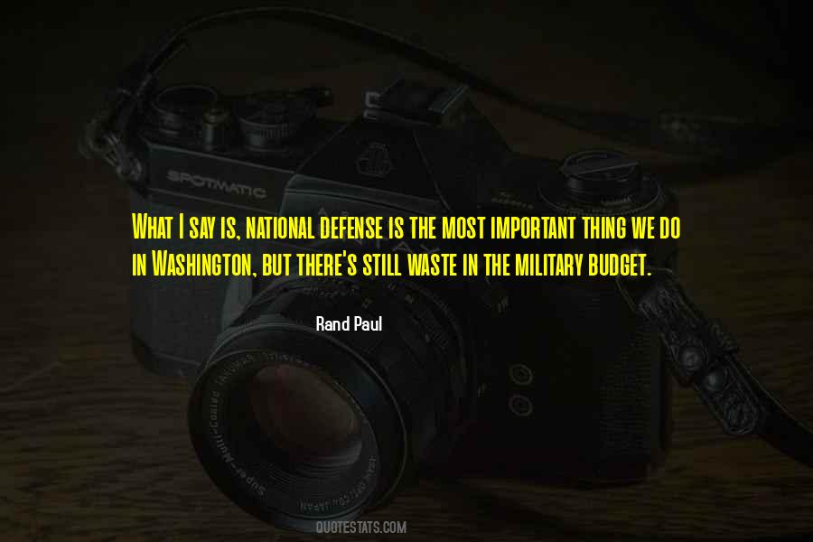 Military Defense Quotes #344768