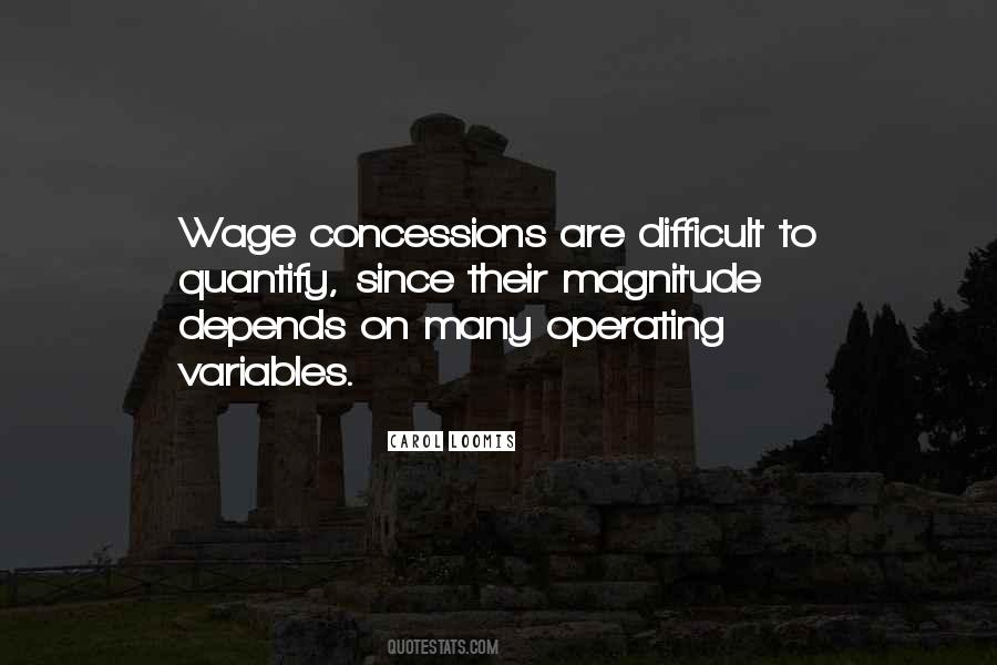 Quotes About Concessions #166925