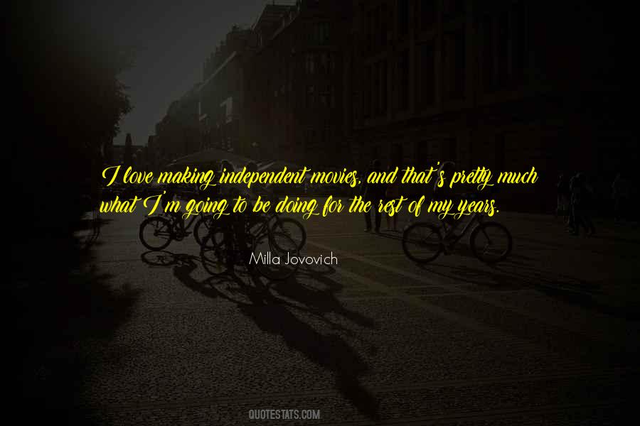 Milla Jovovich Love Quotes #1769548