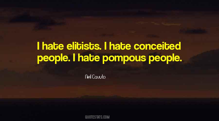 Quotes About Conceited People #675595