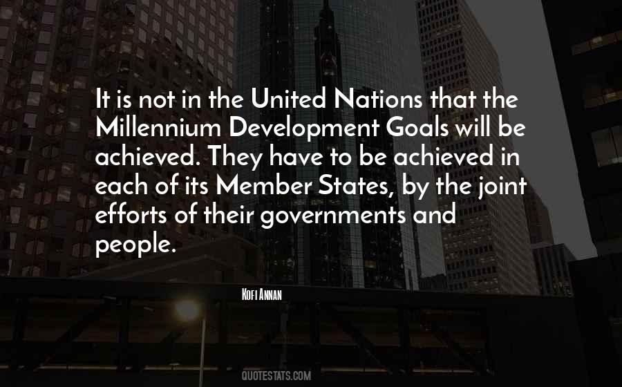 Millennium Goals Quotes #1129621