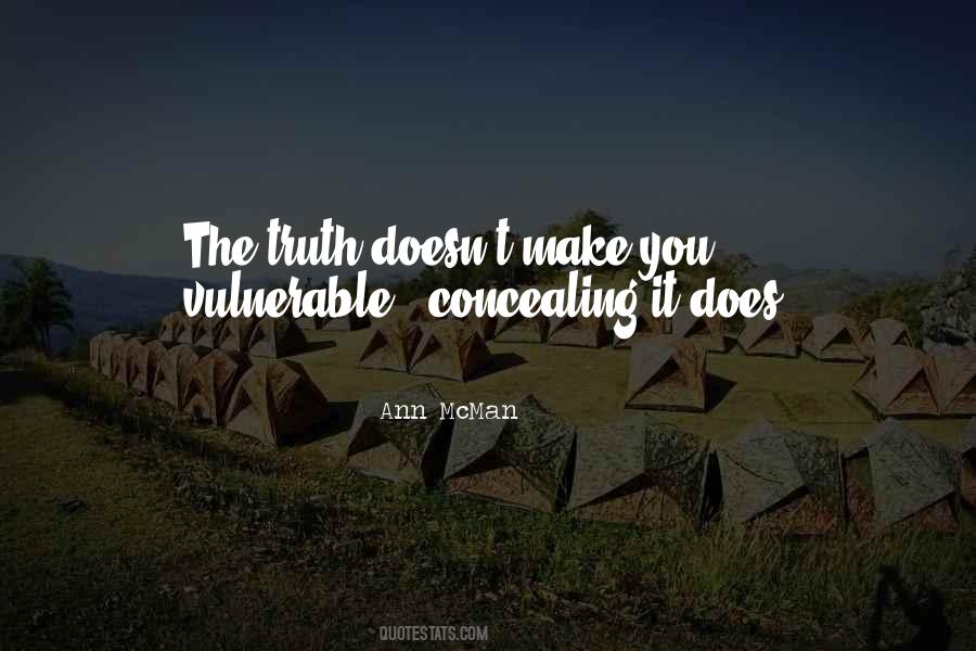 Quotes About Concealing #1406605