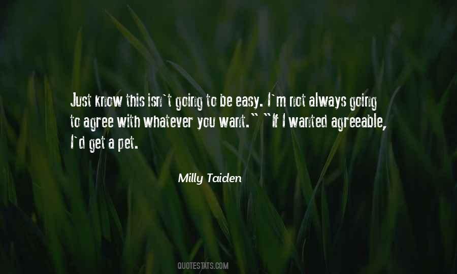 Milly Quotes #1570430