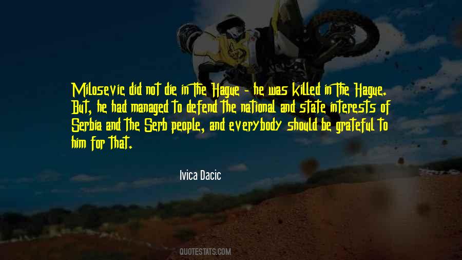 Milosevic Quotes #1124049