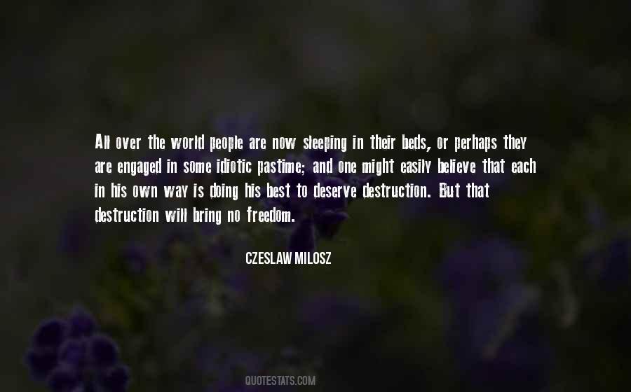 Milosz Quotes #124280