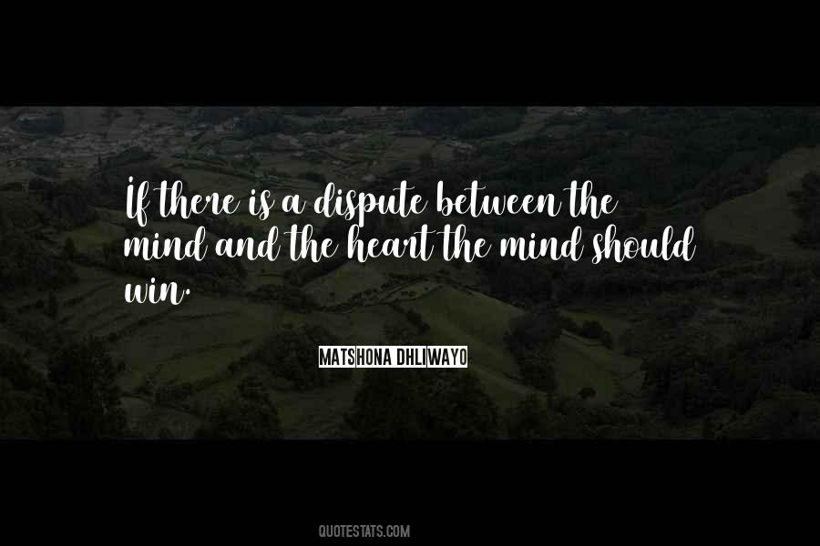 Mind And The Heart Quotes #289829