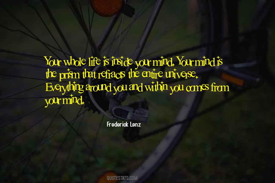 Mind And Universe Quotes #253977