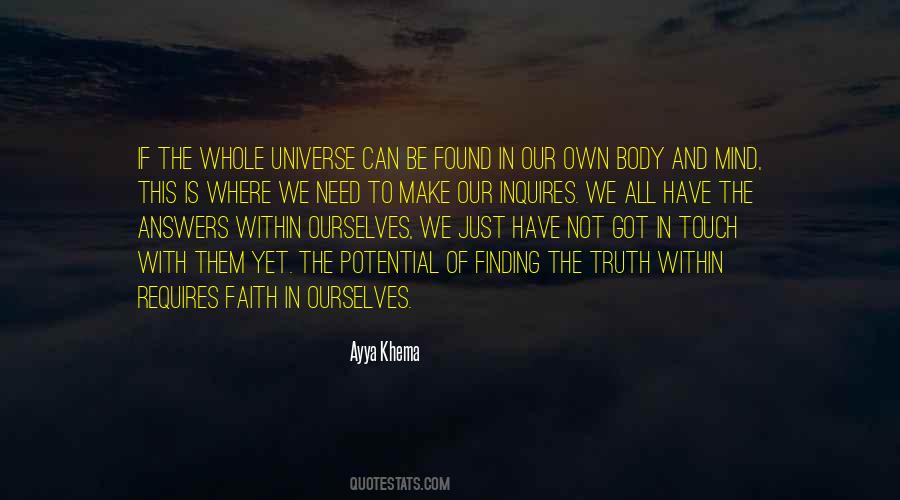Mind And Universe Quotes #825387