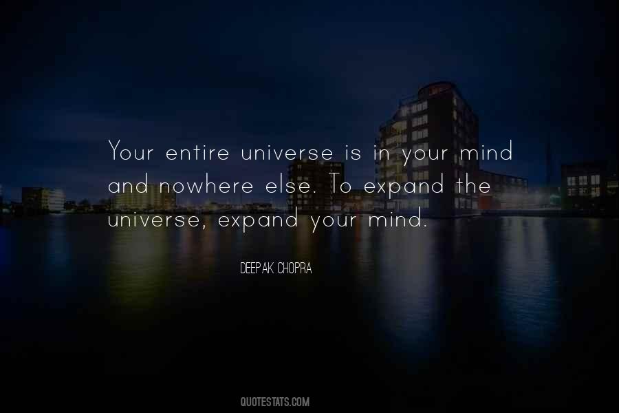 Mind And Universe Quotes #927676