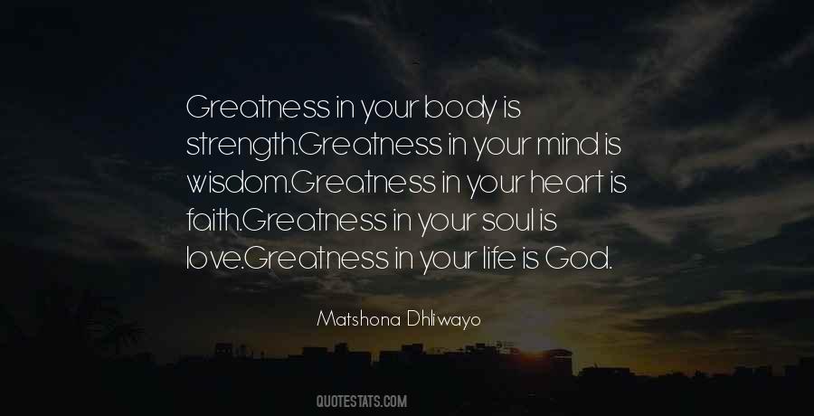 Mind Body Heart Quotes #779555