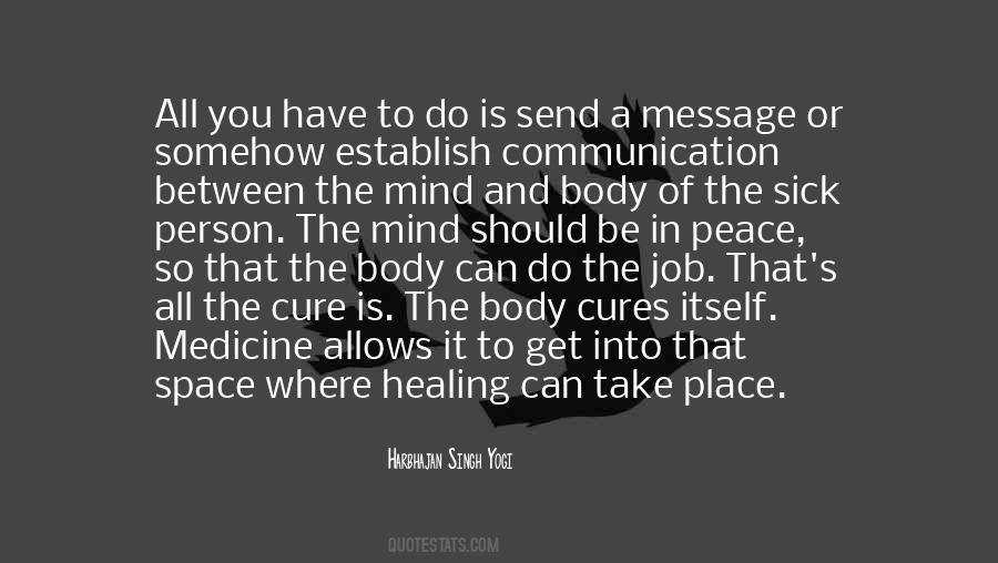 Mind Body Medicine Quotes #199818
