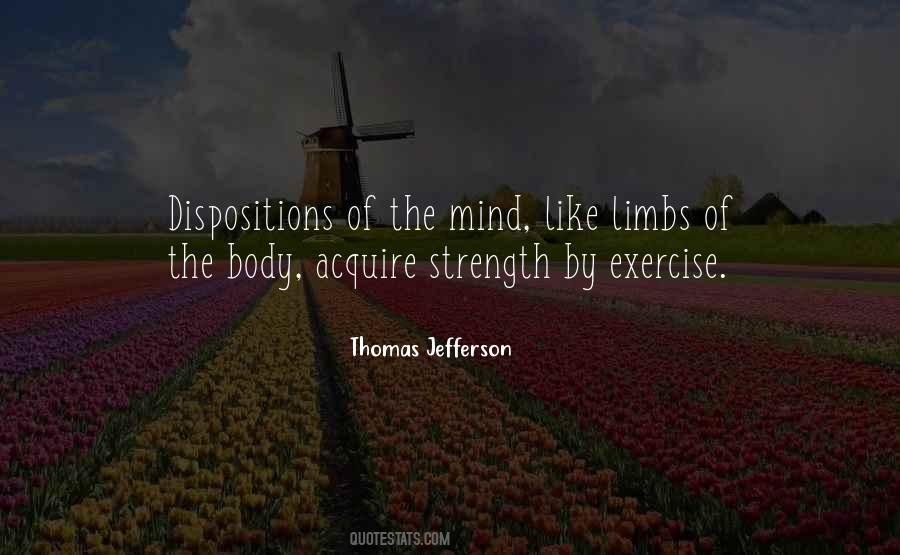 Mind Body Strength Quotes #1104527