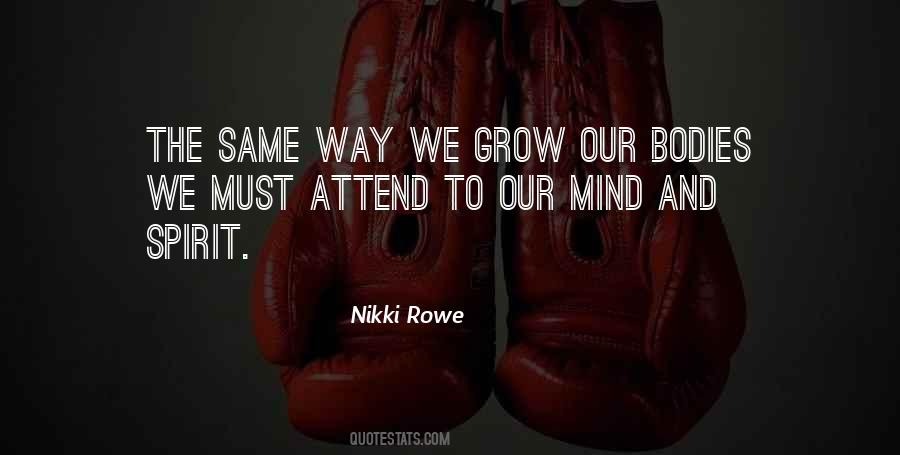 Mind Body Strength Quotes #1467729