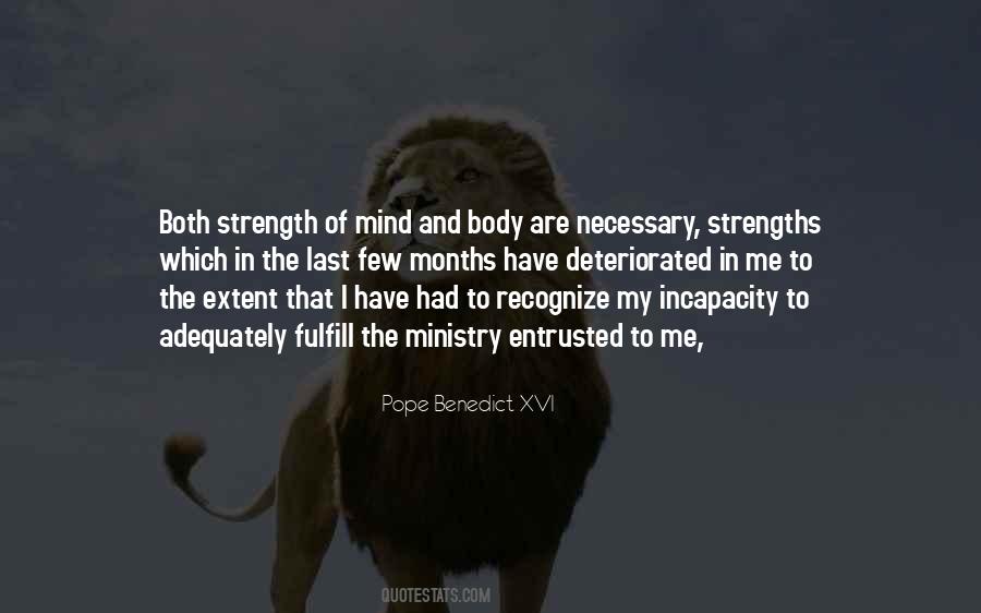 Mind Body Strength Quotes #1734085