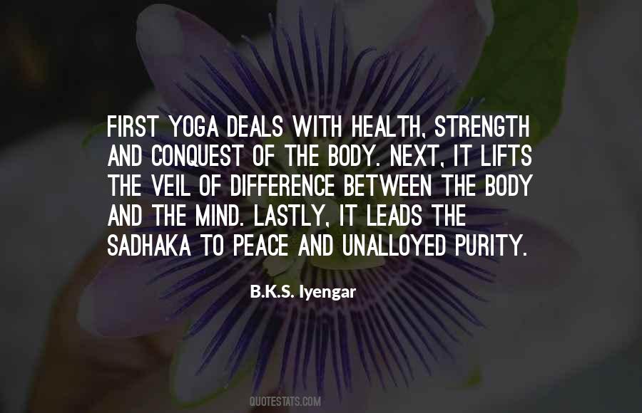 Mind Body Strength Quotes #447691