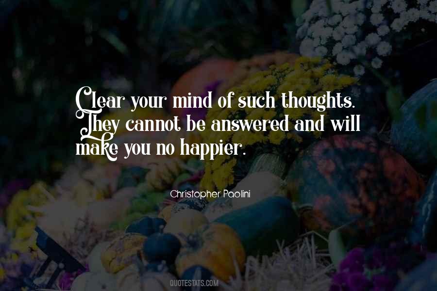 Mind Clear Quotes #427944
