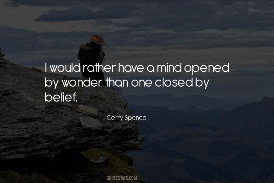 Mind Closed Quotes #1368624