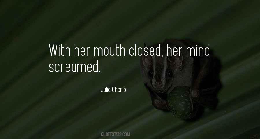 Mind Closed Quotes #437582