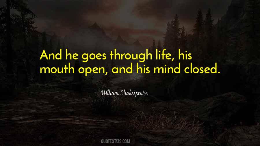 Mind Closed Quotes #964025