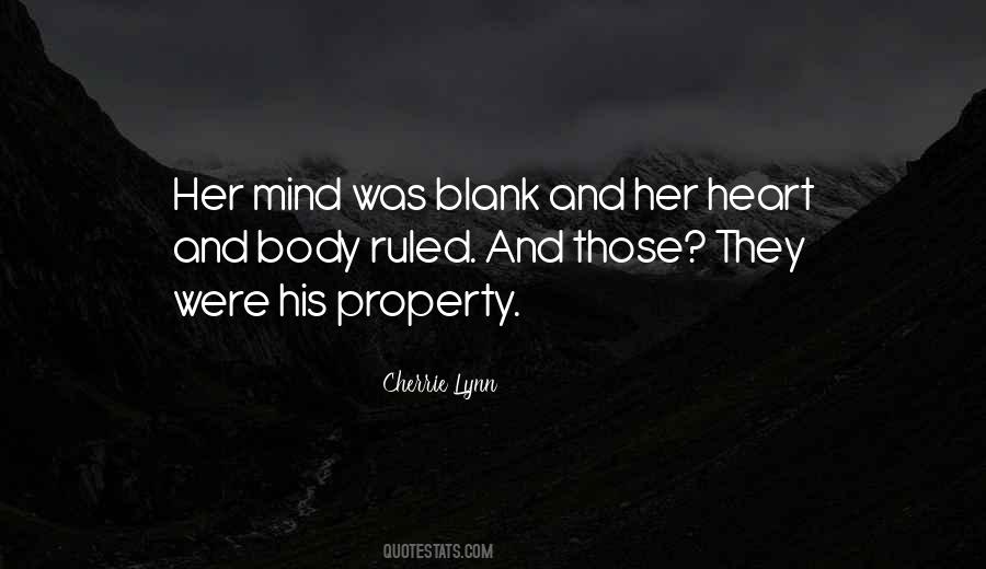 Mind Is Blank Quotes #1000203
