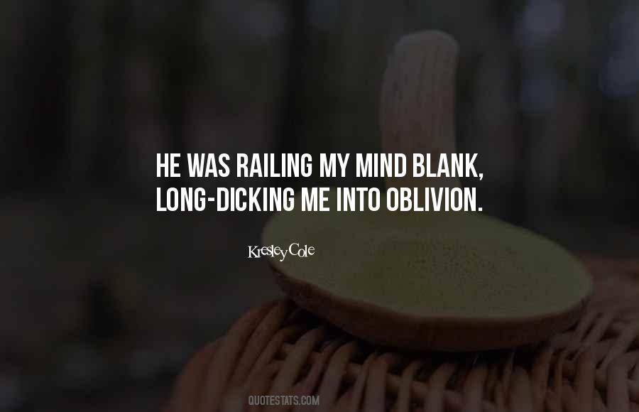 Mind Is Blank Quotes #1775421