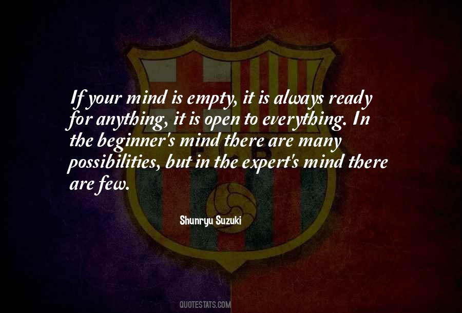 Mind Is Empty Quotes #1314808