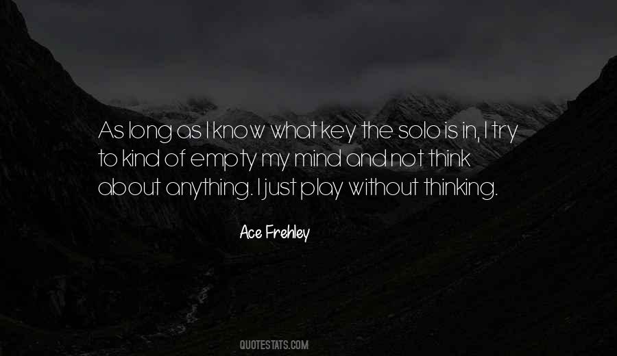 Mind Is Empty Quotes #1536718