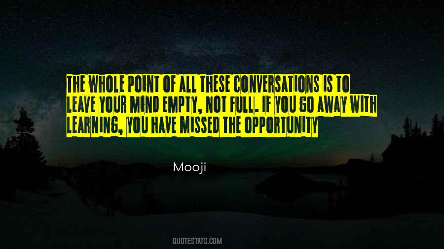 Mind Is Empty Quotes #1855087