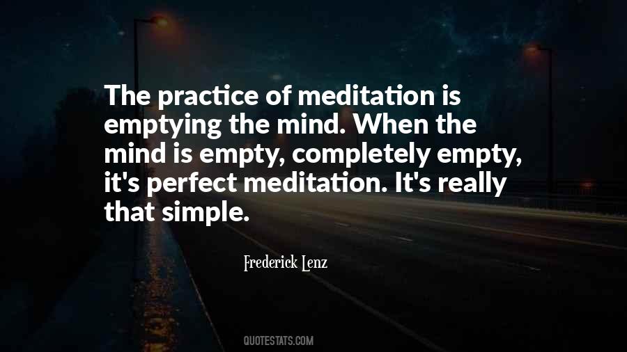 Mind Is Empty Quotes #350692