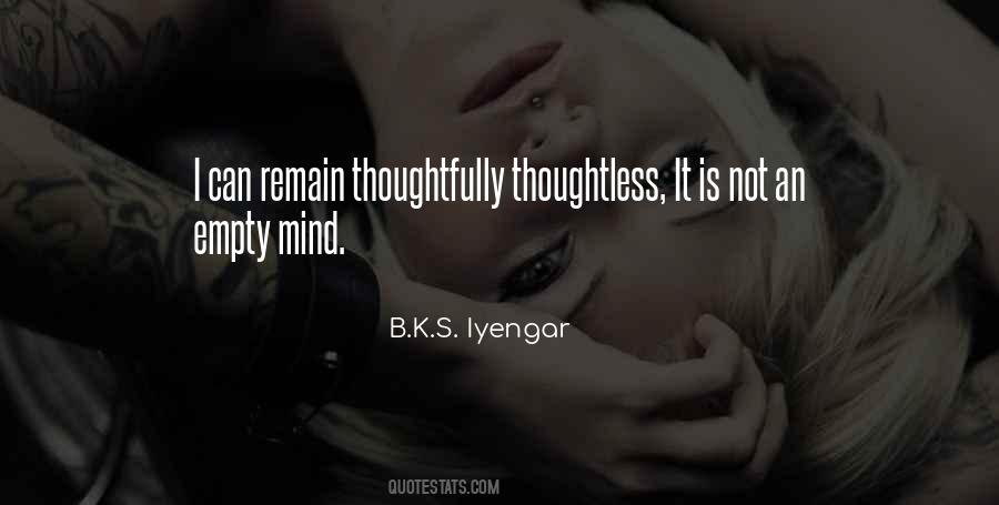Mind Is Empty Quotes #390402
