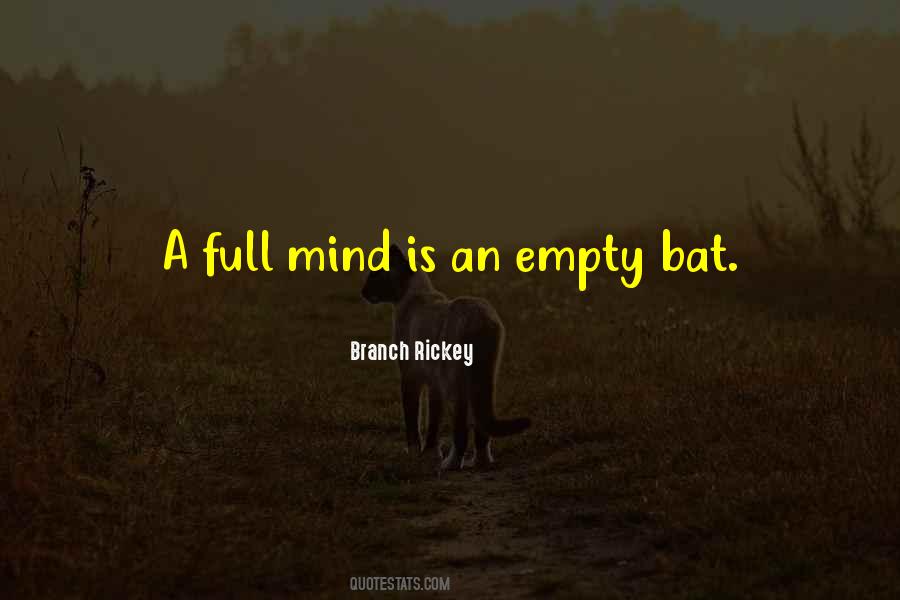 Mind Is Empty Quotes #400475