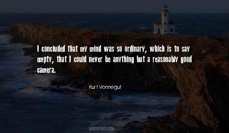 Mind Is Empty Quotes #590156