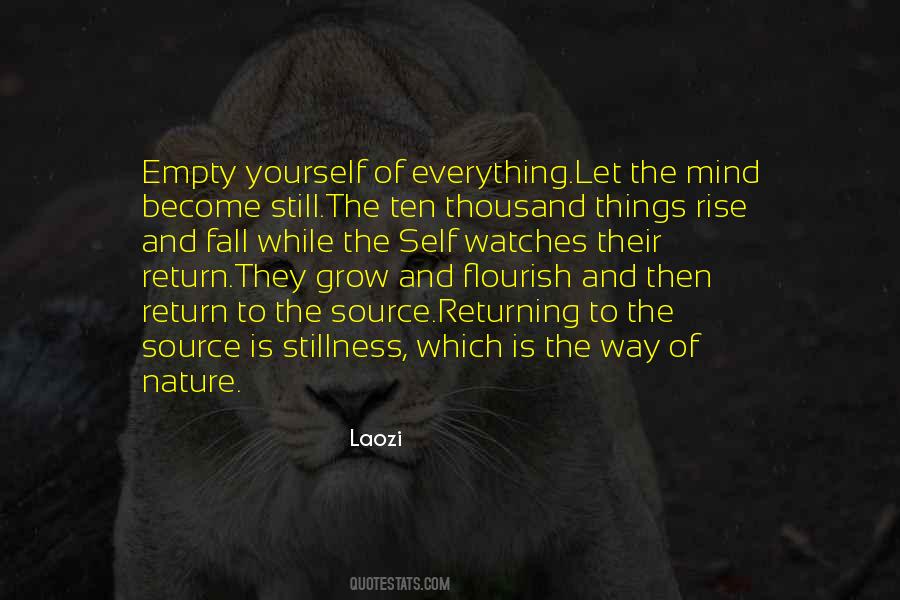 Mind Is Empty Quotes #801819