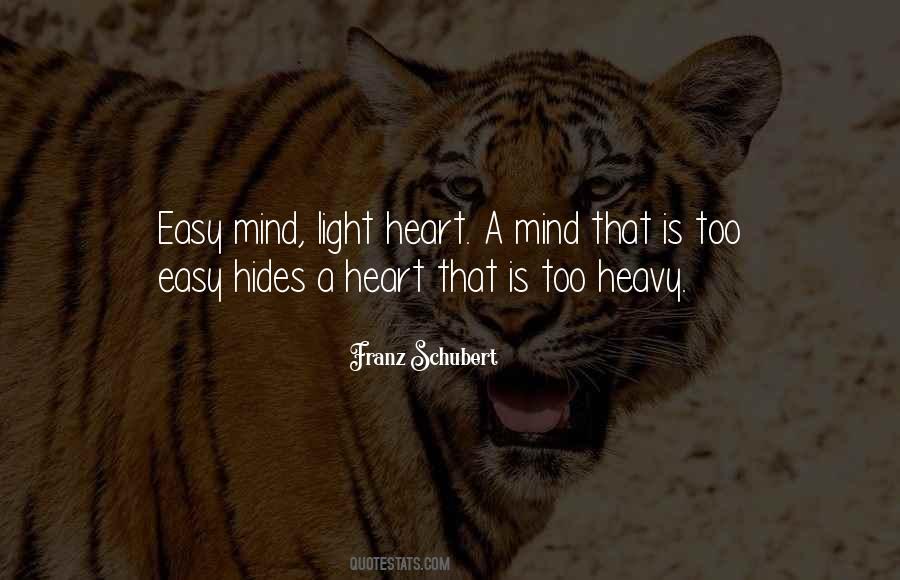 Mind Is Heavy Quotes #1357865