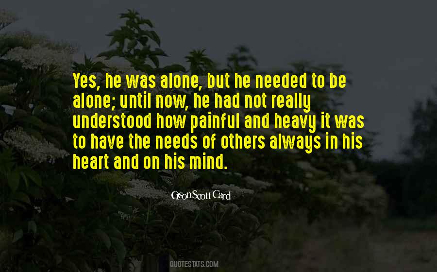Mind Is Heavy Quotes #1862914