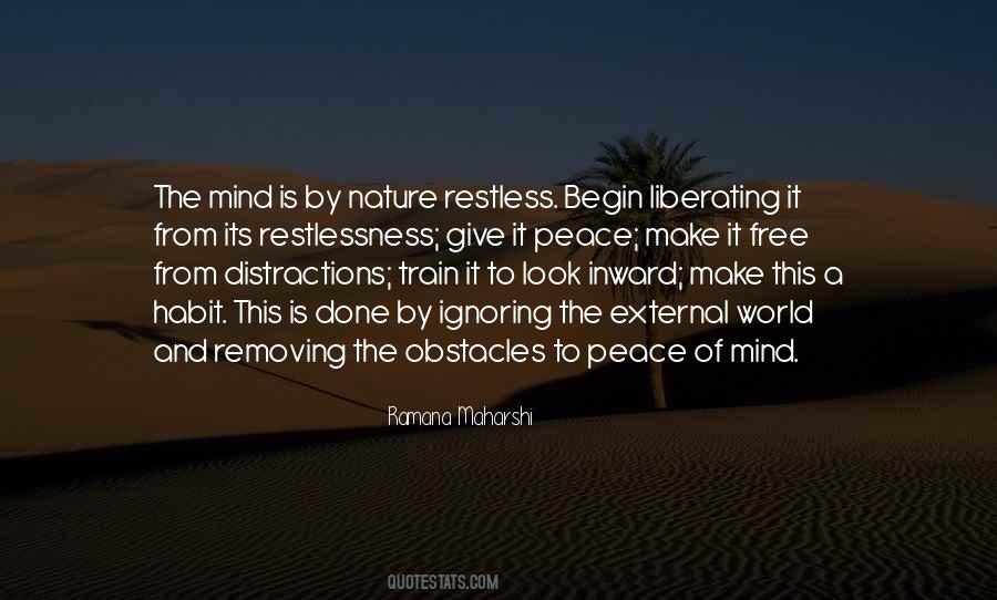 Mind Is Restless Quotes #781546