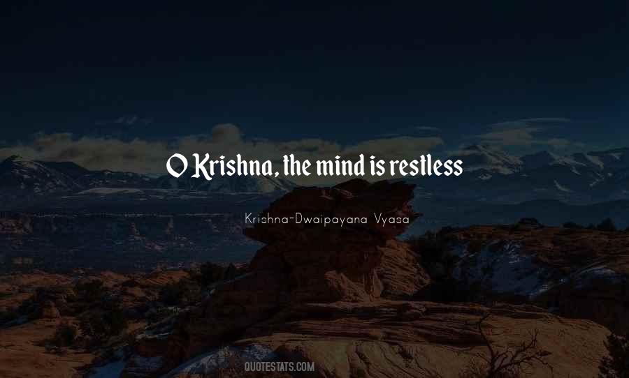 Mind Is Restless Quotes #787922