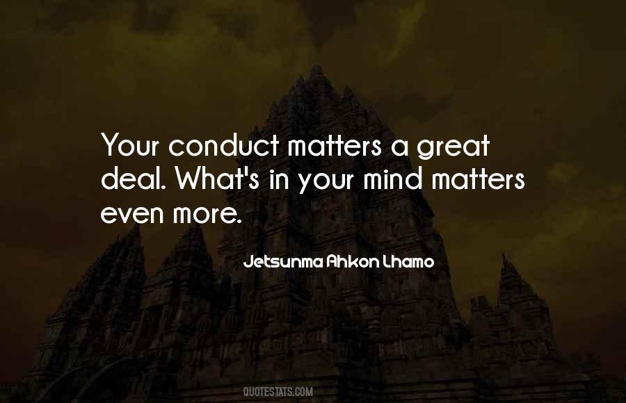 Mind Matter Quotes #76099