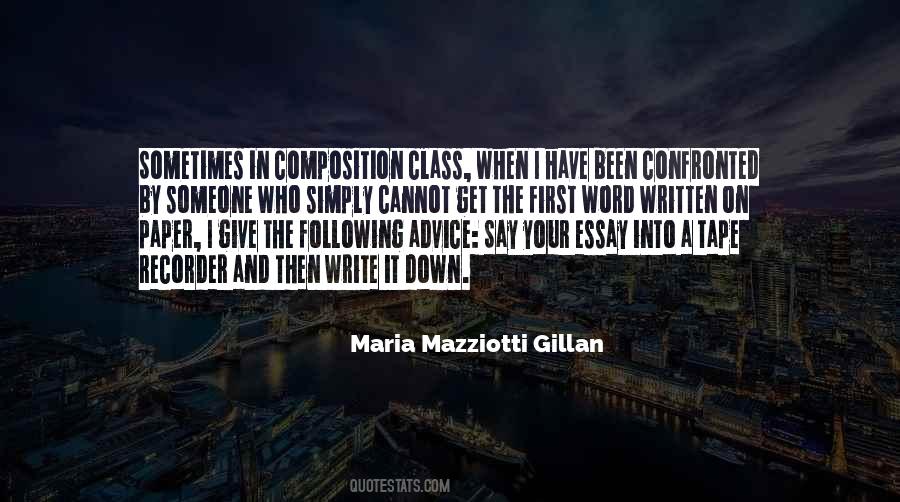 Quotes About Composition Class #960360