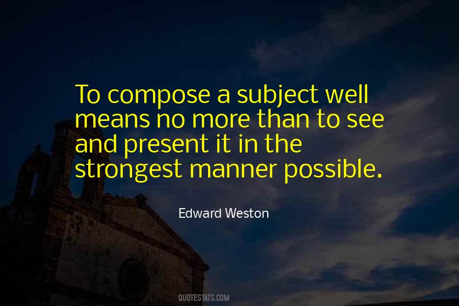 Quotes About Compose #1349312