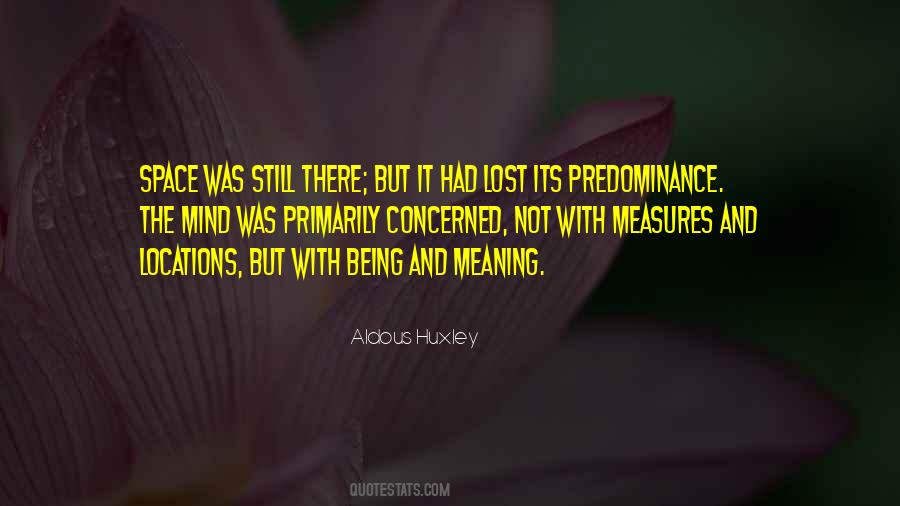 Mind Space Quotes #376759