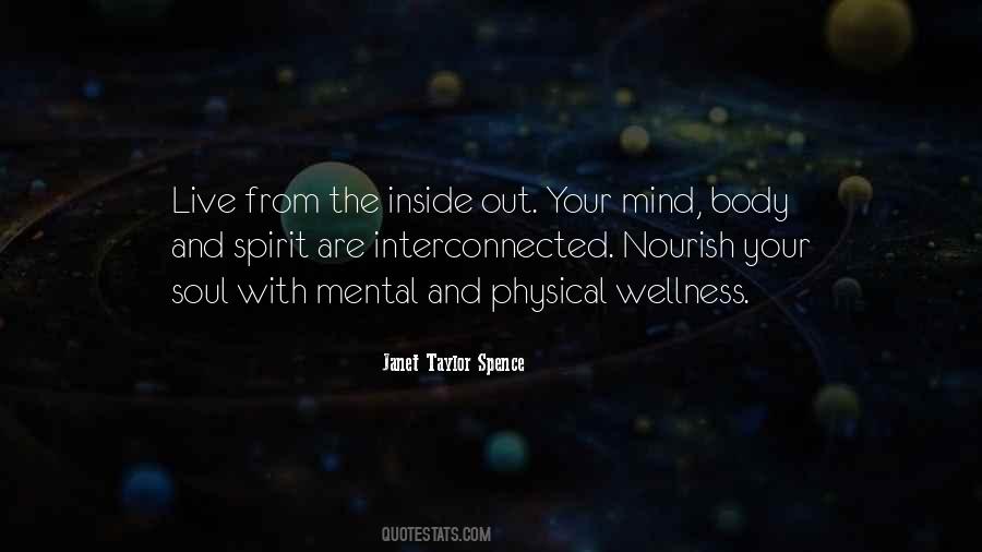 Mind Spirit Body Quotes #312234