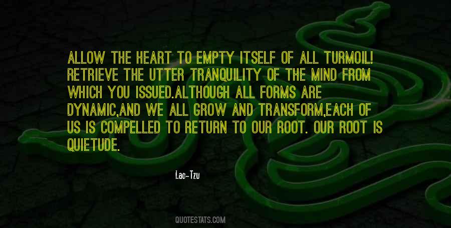 Mind Tranquility Quotes #1777750