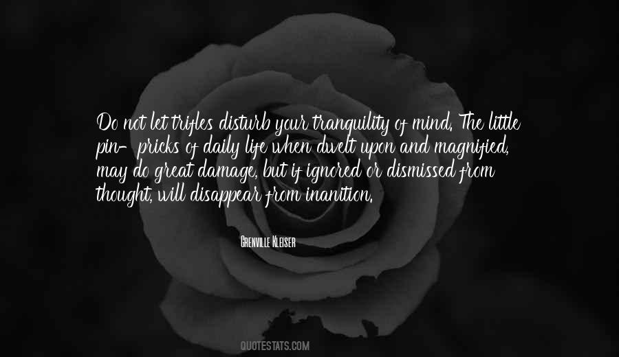 Mind Tranquility Quotes #427657