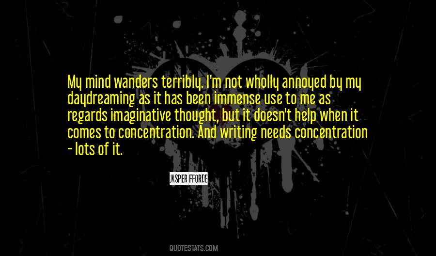 Mind Wanders Quotes #302614