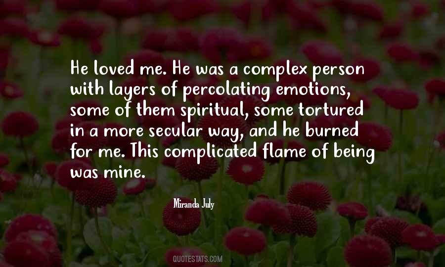 Quotes About Complicated Person #1584071