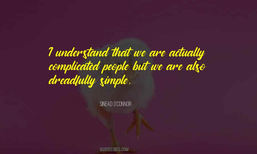 Quotes About Complicated People #1841413