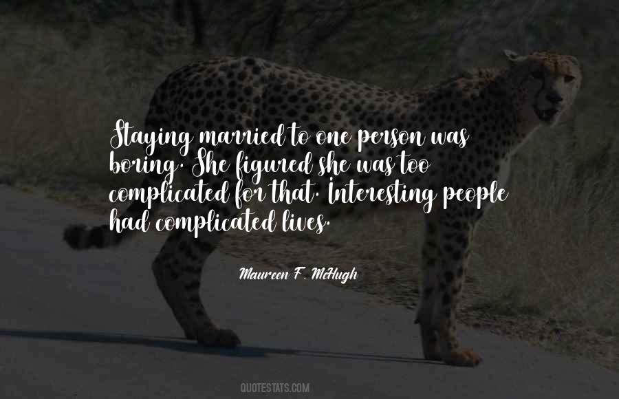 Quotes About Complicated People #543046