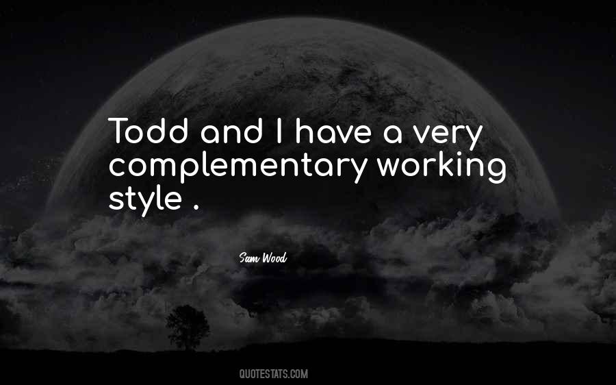 Quotes About Complementary #187454